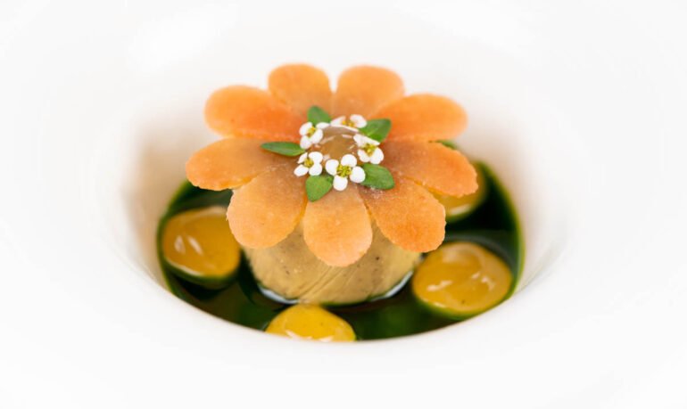 Texture restaurant, French fine dining, Karim Khouani, Michelin chef