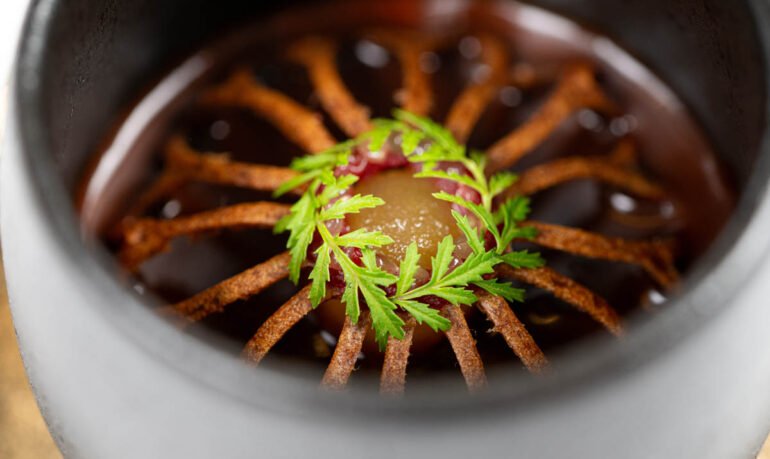 Texture restaurant, French fine dining, Karim Khouani, Michelin chef